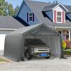 Outsunny 12x20 Carport Canopy, Heavy-Duty Waterproof Shelter, Reliable Protection for Vehicles