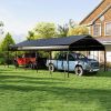 Campcraft 13 x 26.5 ft carport, 0.25mm thick, with protective film to prevent scratching, 2 pairs of adhesive gloves, 3 hooks, 12 expansion screws