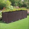 SOGA 2X 120cm Raised Planter Box Vegetable Herb Flower Outdoor Plastic Plants Garden Bed Deepen