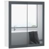 kleankin Bathroom Medicine Cabinet with Mirror, 27"x30" Wall Mounted Bathroom Mirror Cabinet, Bathroom Wall Cabinet with Storage