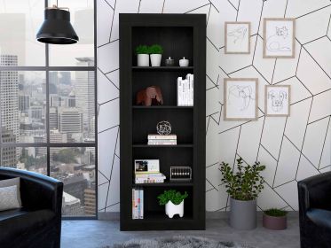 Brighton 5-Shelf Bookcase Black
