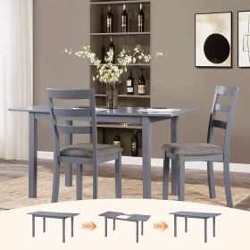 59'' Extendable Dining Table, Modern House Dining Room Table for 4-8, Wooden Kitchen Table , Dining Room, Working Office