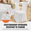 VEVOR Stretch Spandex Folding Chair Covers, Universal Fitted Chair Cover with Skirt, Removable Washable Protective Slipcovers, for Wedding, Holiday