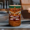 Large Tiki Statue, Outdoor Tiki Hawaii Side Table, Tiki Bar Decor, Tiki Table for Backyard Pool Indoor Bedroom Nightstand, Tiki Party Decor