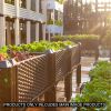 SOGA 2X 80cm Raised Planter Box Vegetable Herb Flower Outdoor Plastic Plants Garden Bed with Legs