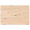 Table Top Set of 3 Natural Wood Solid pine wood 31.5 x 20.9 in