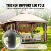 Patio Gazebo for 10-12 Person, 10 x 13 FT Backyard Gazebo, with Mosquito Netting, Metal Frame, and PU Coated 180G Polyester