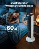 40" Oscillating Tower Fan 24H Timer 23.3 ft/s High Velocity with Remote Control