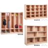 Cubby Mobile Tray Storage Cabinet, 20-Compartment Cubby Storage Shelf, Cubby Storage Cabinet 4 x 5, Classroom Cubbies, Classroom Furniture for Home