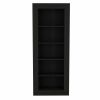 Brighton 5-Shelf Bookcase Black
