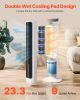 40" Oscillating Tower Fan 24H Timer 23.3 ft/s High Velocity with Remote Control