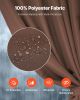 Gazebo Privacy Curtain 10' x 10' x 6.9' Waterproof Gazebo Curtains Coffee