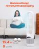 40" Oscillating Tower Fan 8H Timer 15.4ft/s High Velocity with Remote Control