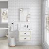20'' W x 26'' H Bathroom Mirror Medicine Cabinet - Wooden Door Medicine Cabinets for Bathroom, Wall Mounted Recessed or Surface