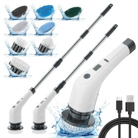 Electric Cleaning Brush (Color: White)