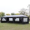 1 Set of 10'x30' Party Tent Canopy for Outdoor Weddings, Heavy-Duty Waterproof Event Shelter with Removable Sidewalls, Ideal for Parties, Booths